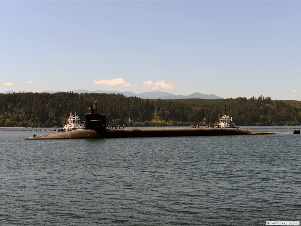 USS Alabama (SSBN-731) Gold Crew returneing home