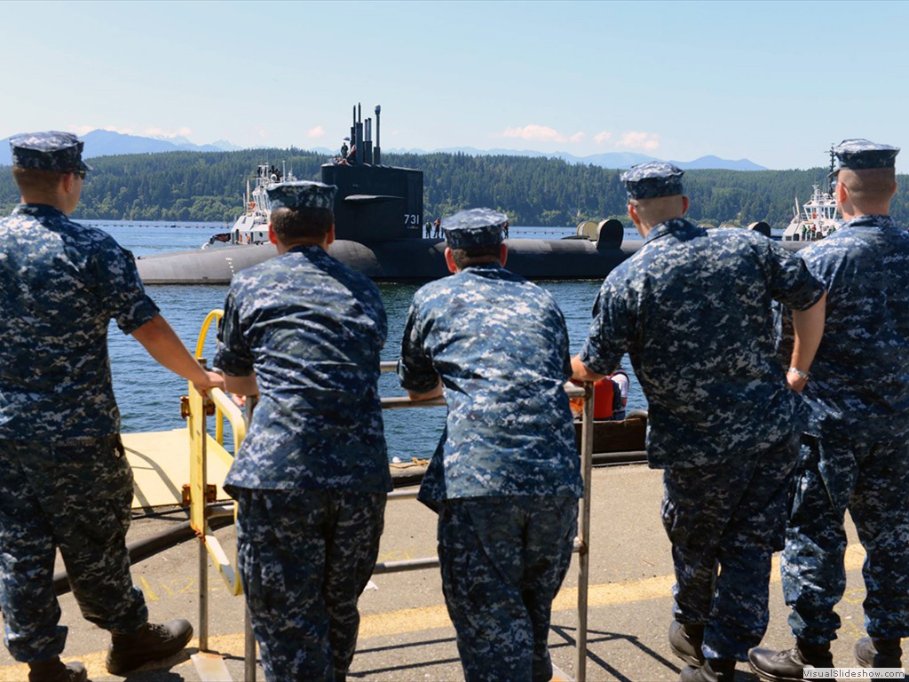 USS Alabama (SSBN-731) Gold Crew returneing home-2