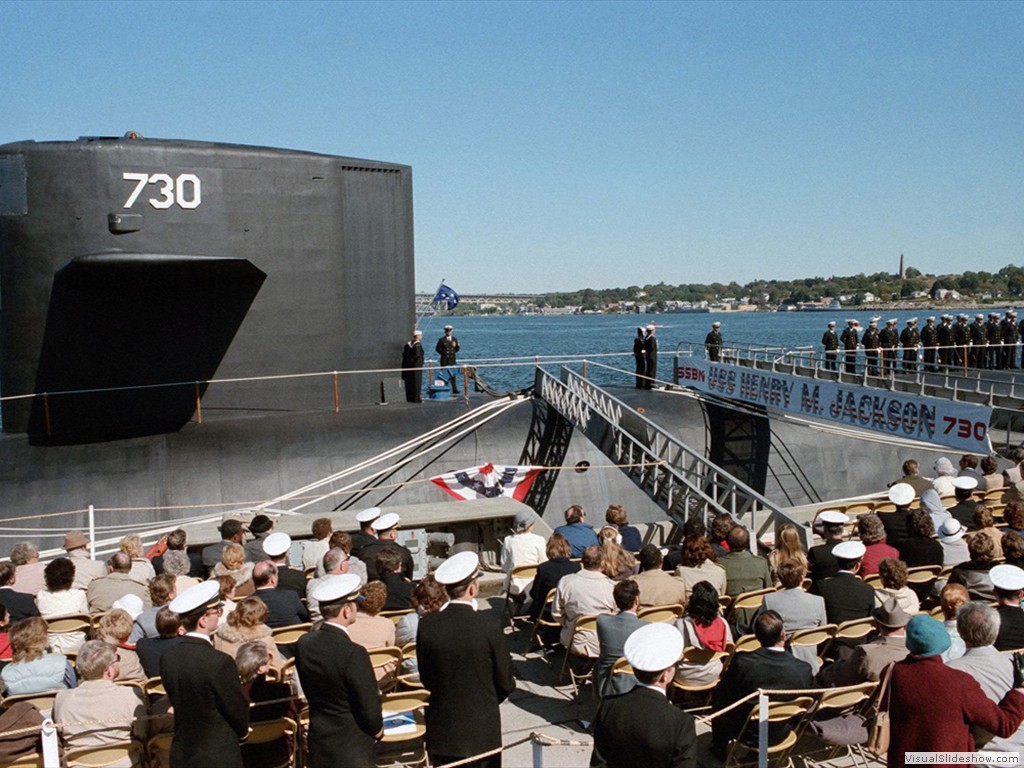 USS Henry M Jackson (SSBN-730) commissioning 1984.