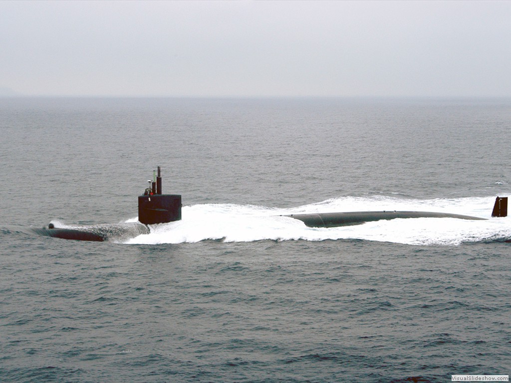 USS Louisville (SSN-724) gets underway from Naval Submarine Base Point Loma