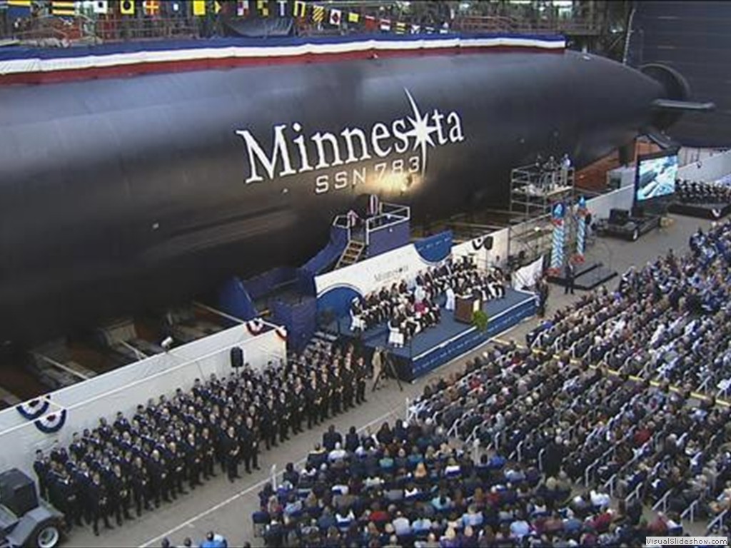 USS Minnesota (SSN 783) Christening Ceremony