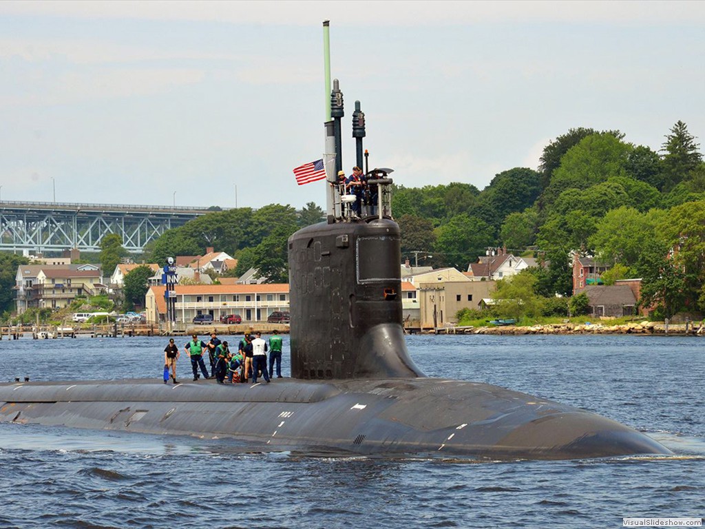 USS Missouri (SSN-780) in the Thames River