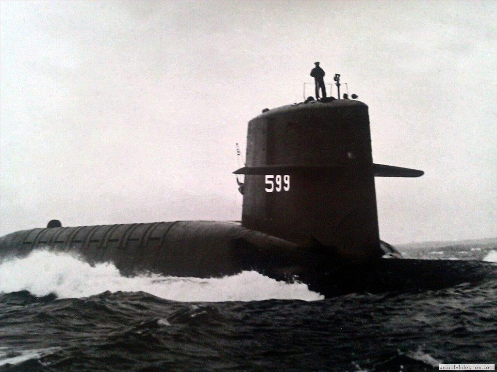 USS Patrick Henry (SSBN-599) during 1960.