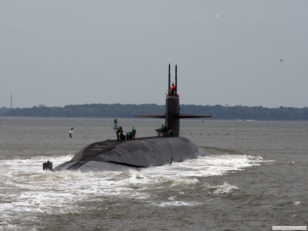 USS West Virginia (SSBN-736) returns to Naval Submarine Base Kings Bay